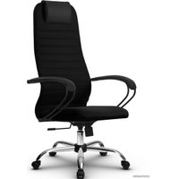 Офисное кресло Metta BK-10 CH (резиновые ролики, черный)