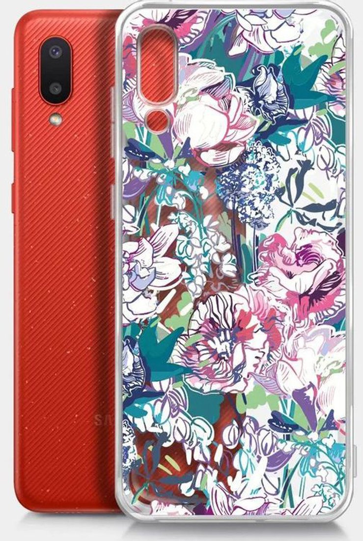 Чехол для телефона BoraSCO ArtWorks для Samsung Galaxy A02 51368 (прозрачный/рисунок)
