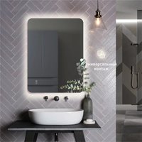  Алмаз-Люкс Зеркало Hanoi 6080sh-4 (с подсветкой, с сенсорной кнопкой, с подогревом)