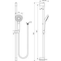 Душевой гарнитур  Ideal Standard Idealrain Evo B2237