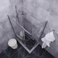 Душевой уголок Maroni Stile Chromo-GLS 100x80 Щ0000063968