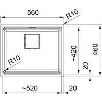 Кухонная мойка Franke Kanon KNG 110-52 125.0721.150 (черный матовый)
