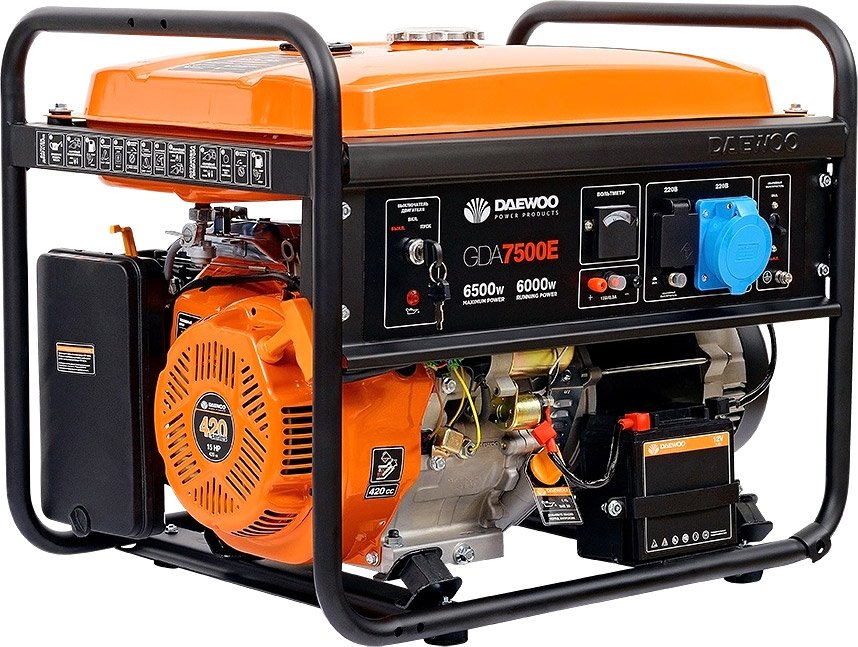 

Бензиновый генератор Daewoo Power GDA 7500E