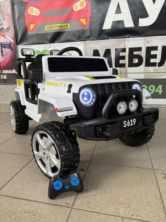 Baby Driver Jeep T222 4WD (белый)