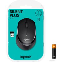 Мышь Logitech M330 Silent Plus (черный)