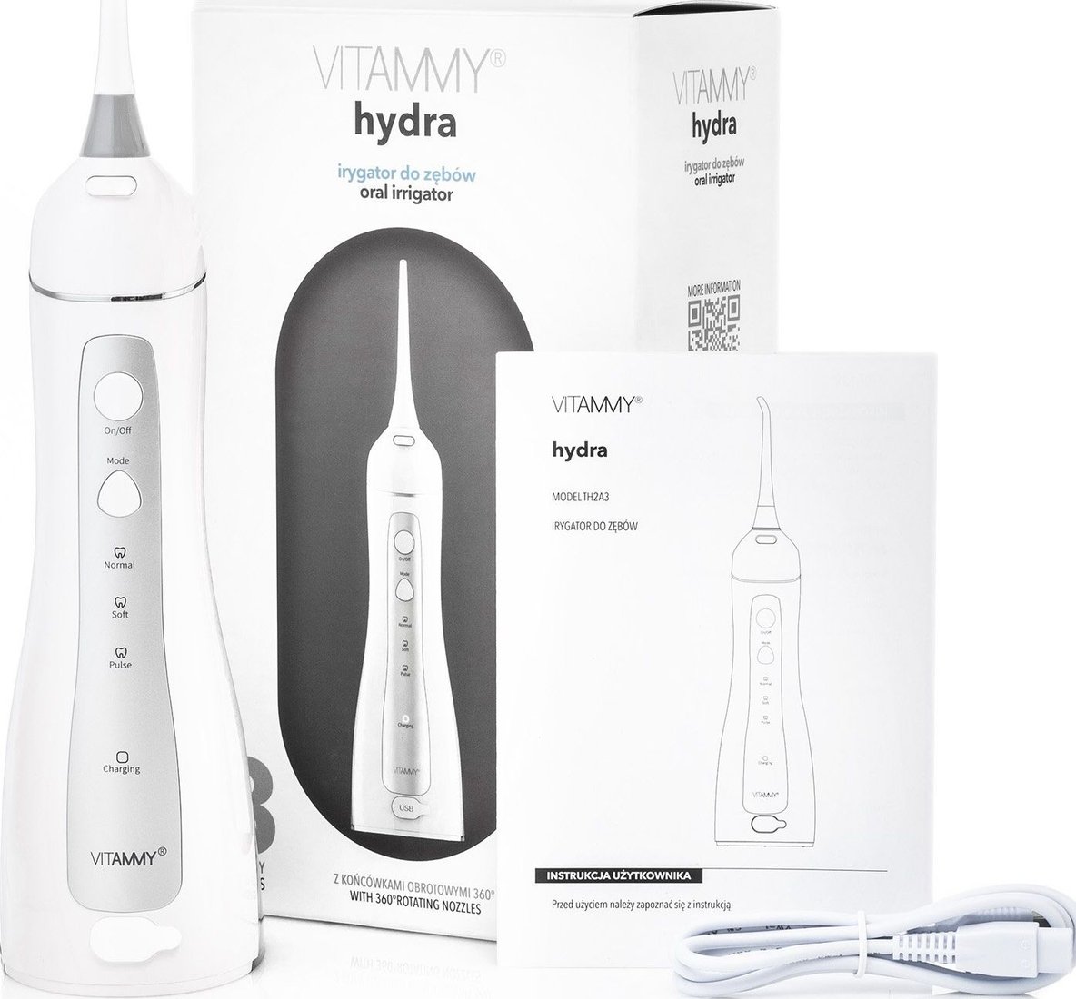 Ирригатор  Vitammy Hydra (белый)
