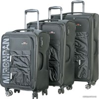 Чемодан-спиннер Mironpan 50159 69 см (темно-серый)