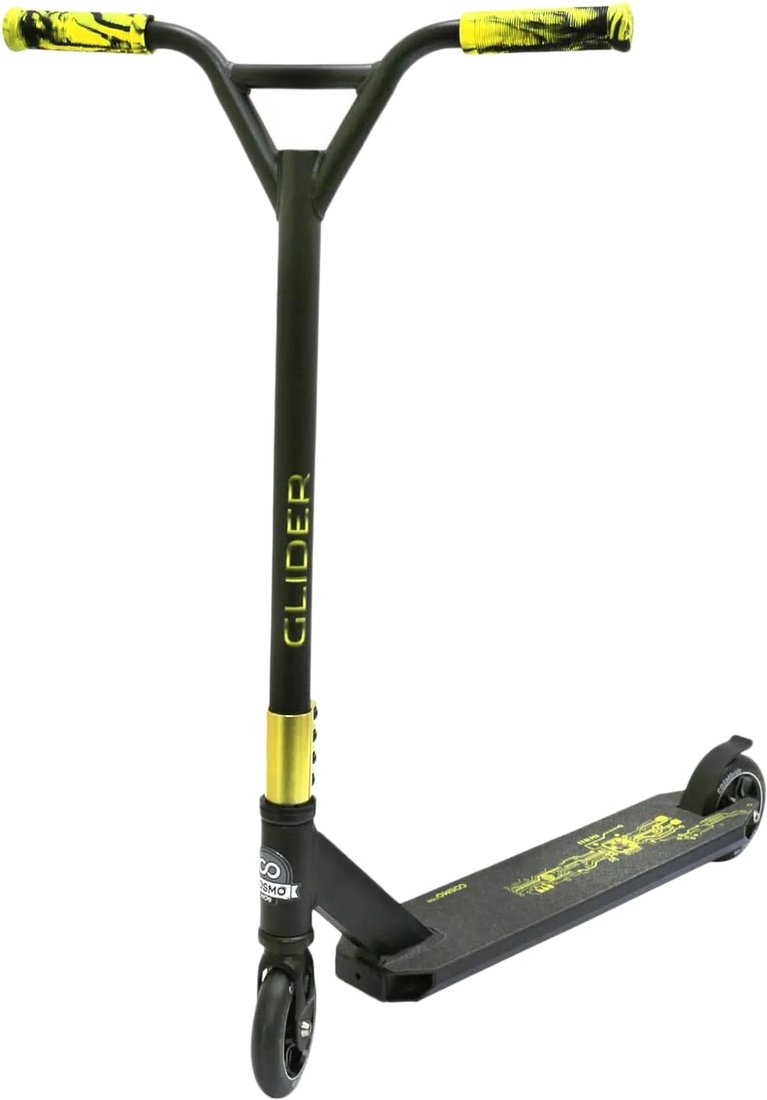 

Трюковый самокат Cosmoride Glider CG2021 (желтый)
