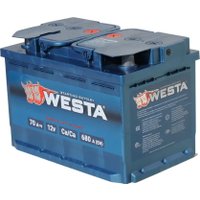 Автомобильный аккумулятор Westa 6СТ-70 VLR Euro R+ (70 А·ч)