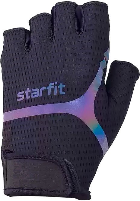

Перчатки Starfit WG-103 (черный/светоотражающий, XS)