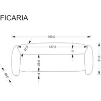 Пуфик Halmar Ficaria (кремовый)