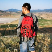 Городской рюкзак Polar П1956 (красный)