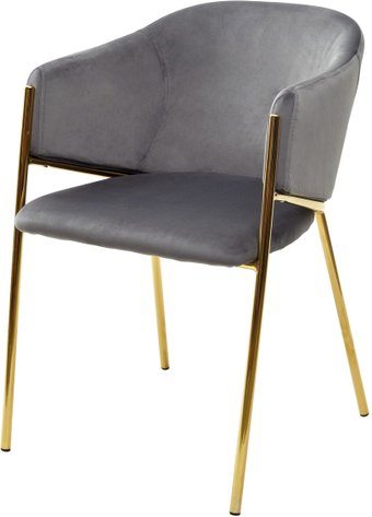 Стул Mebelart Dill (серый/золотой)