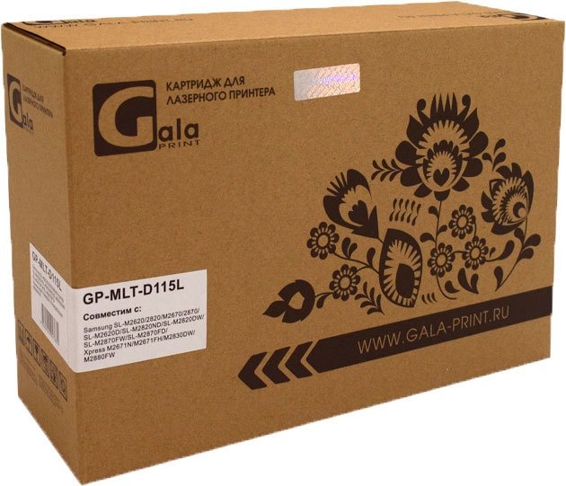 

Картридж Gala-print GP-MLT-D115L (аналог Samsung MLT-D115L)