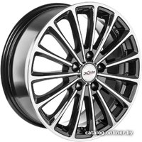 Литые диски X'trike X-136 17x7" 5x105мм DIA 56.6мм ET 38мм BK/FP