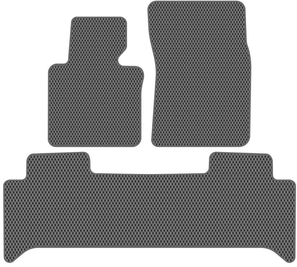 

Комплект ковриков для авто Alicosta Land Rover Range Rover III (suv / L322) 2002 - 2012 (серый, ромб)