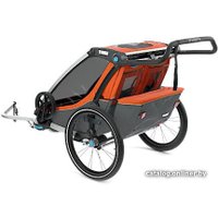 Детский велоприцеп Thule Chariot Cross 2 (Roarange/Dark Shadow)