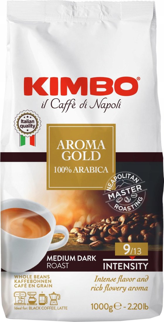 

Кофе Kimbo Aroma Gold 100% Arabica в зернах 1 кг