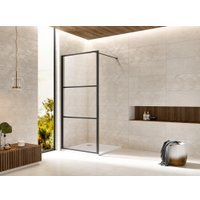 Душевая стенка Adema Смарт компакт 90 Walk-In (черный)