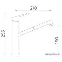 Смеситель Schock Metis-D (нержавеющая сталь)