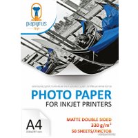 Фотобумага Papyrus Матовая двусторонняя A4, 330 г/м2 50 листов