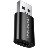 Адаптер Borofone BV26B USB Type-A - USB Type-C (черный)