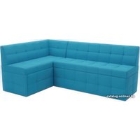 Угловой диван Мебель-АРС Атлантис левый 212x84x135 (синий)