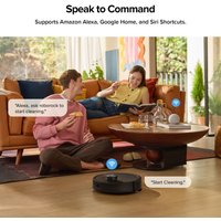 Робот-пылесос Roborock Q7T+ (евровилка, с английской озвучкой, черный)