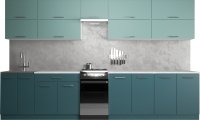 Готовая кухня Хоум Лайн Гранд Лайт 50-3.5 (бензин/сумеречный голубой)