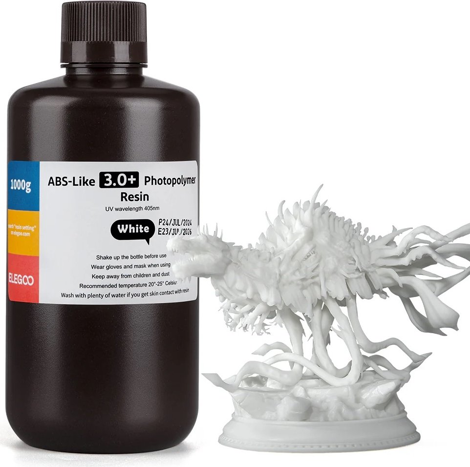 

Фотополимер Elegoo ABSlike V3.0+ 1кг (белый)