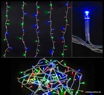 Светодиодная гирлянда Волшебная страна LED100-5-MC (прозрачный шнур)