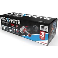 Угловая шлифмашина GRAPHITE 58GE142 (без АКБ)