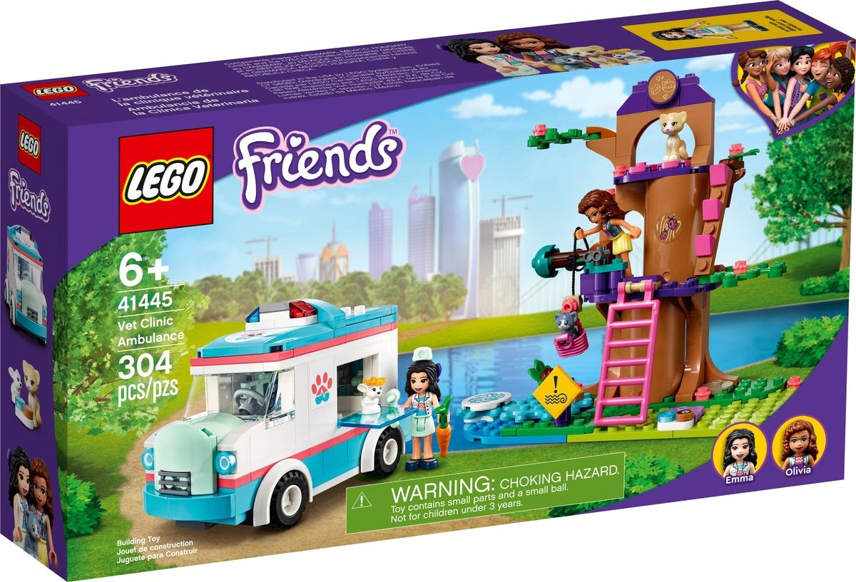

Конструктор LEGO Friends 41445 Машина скорой ветеринарной помощи
