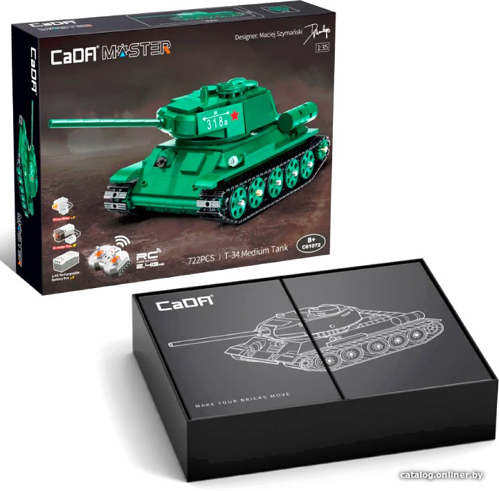 Конструктор CaDa C61072W Танк Т34