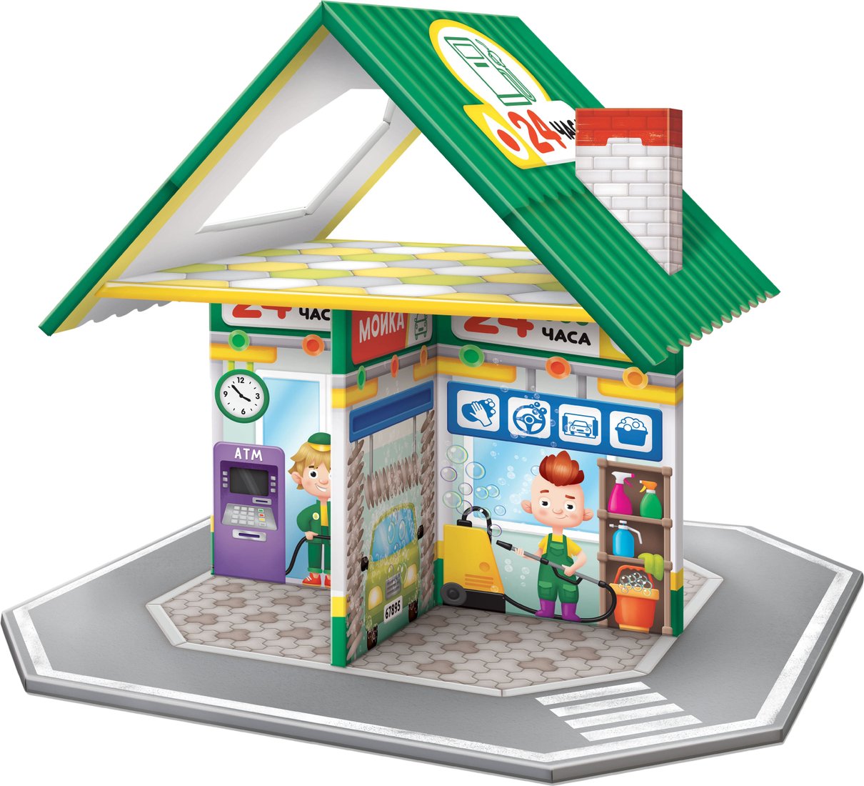 

Кукольный домик Десятое королевство Dream House Автозаправка 04714