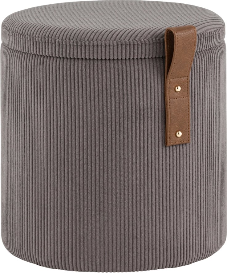 

Пуфик Stool Group Руни XS с ящиком 24A2064CG-S-18 (вельвет темно-серый)