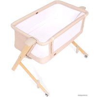 Приставная детская кроватка Nuovita Accanto Dalia (бежевый/дерево)
