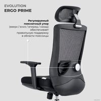 Офисное кресло Evolution ERGO Prime Black (черный)