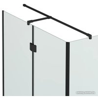 Душевой уголок Benetto BEN-102_BL_M 120x80x220 (матовое стекло/черный)