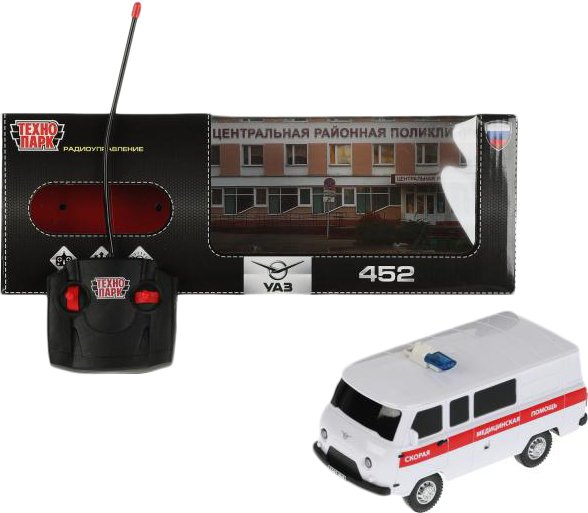 

Автомодель Технопарк УАЗ 452 Скорая помощь 452-18RCL-AMB-WH