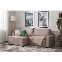Угловой диван Mio Tesoro Дюссельдорф 293 1.5ек-1.5пф (1176 Savanna Plus Mocca)