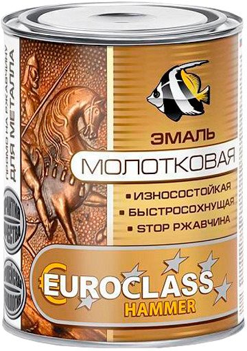 

Эмаль Euroclass Молотковая 0.4 кг (вишневый)