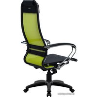 Офисное кресло Metta SU-1-BK Комплект 4, Pl тр/сечен (пластиковые ролики, лайм)