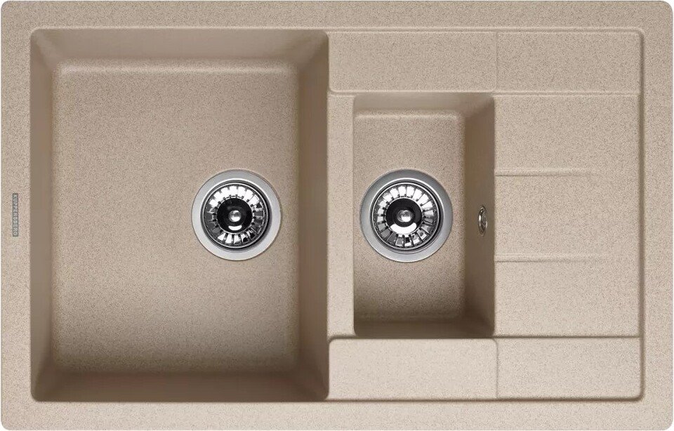 

Кухонная мойка KUPPERSBERG Modena 1,5B1D (санд беж)