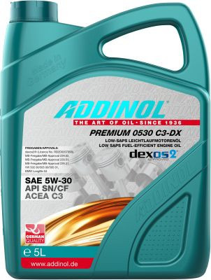 

Моторное масло Addinol Premium 0530 C3-DX 5W-30 5л
