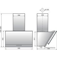 Кухонная вытяжка Elikor Рубин Stone S4 60П-700-Э4Д (топленое молоко)