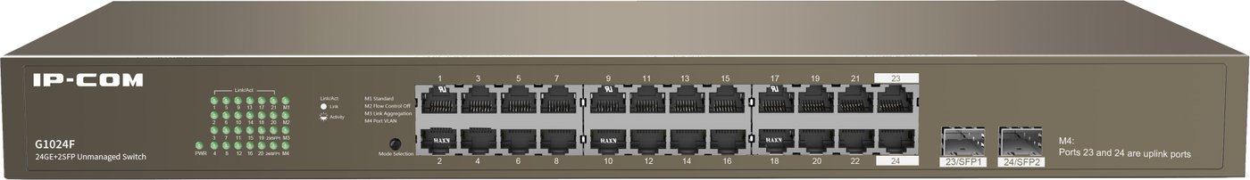 

Неуправляемый коммутатор IP-COM G1024F