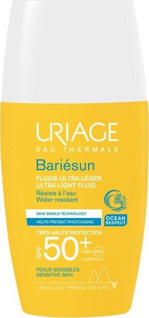 

Uriage Солнцезащитный ультралегкий флюид Bariesun SPF50+ 30 мл