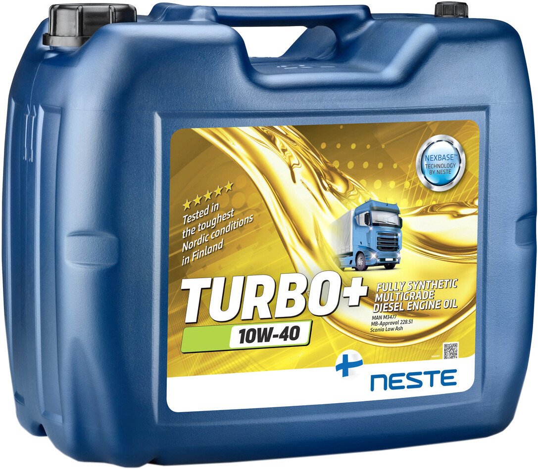 Моторное масло Neste Turbo+ LSA 10W-40 20л
