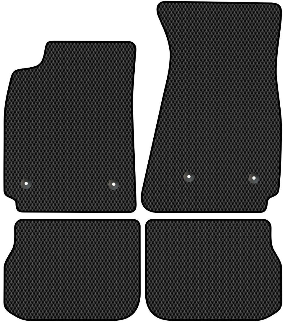 

Комплект ковриков для авто Alicosta Audi A4 I (B5) 1995 - 2000 (черный, ромб)